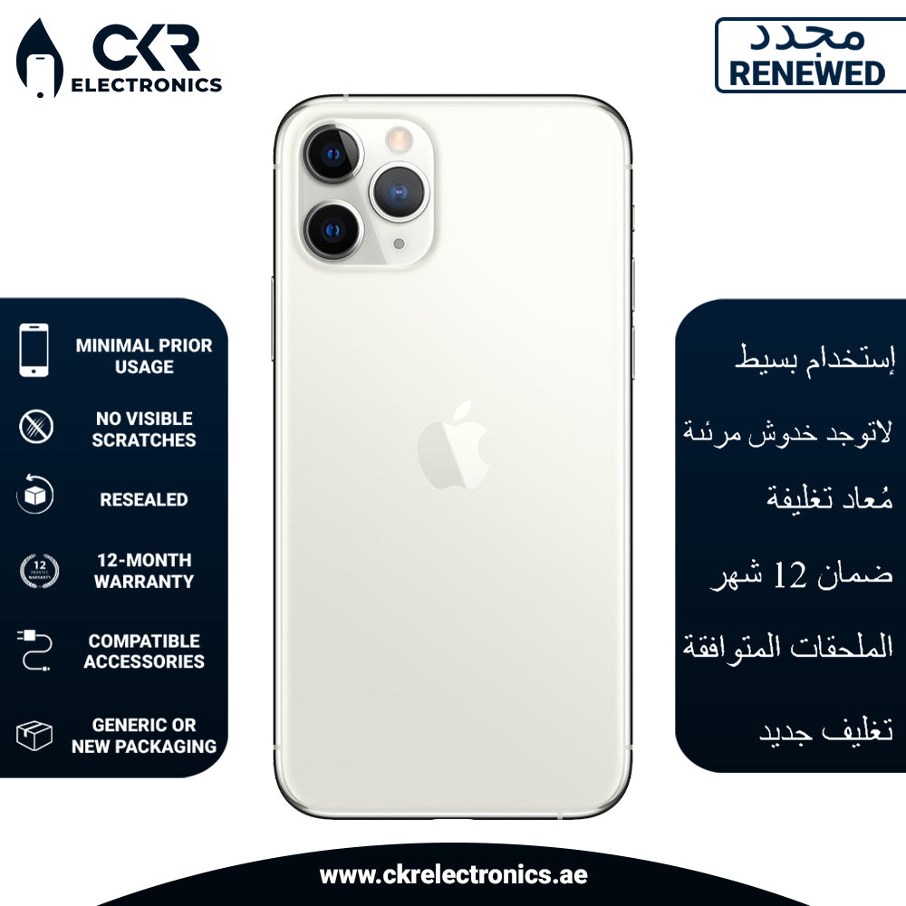 iPhone 11 Pro With FaceTime Silver 256GB 4G LTE