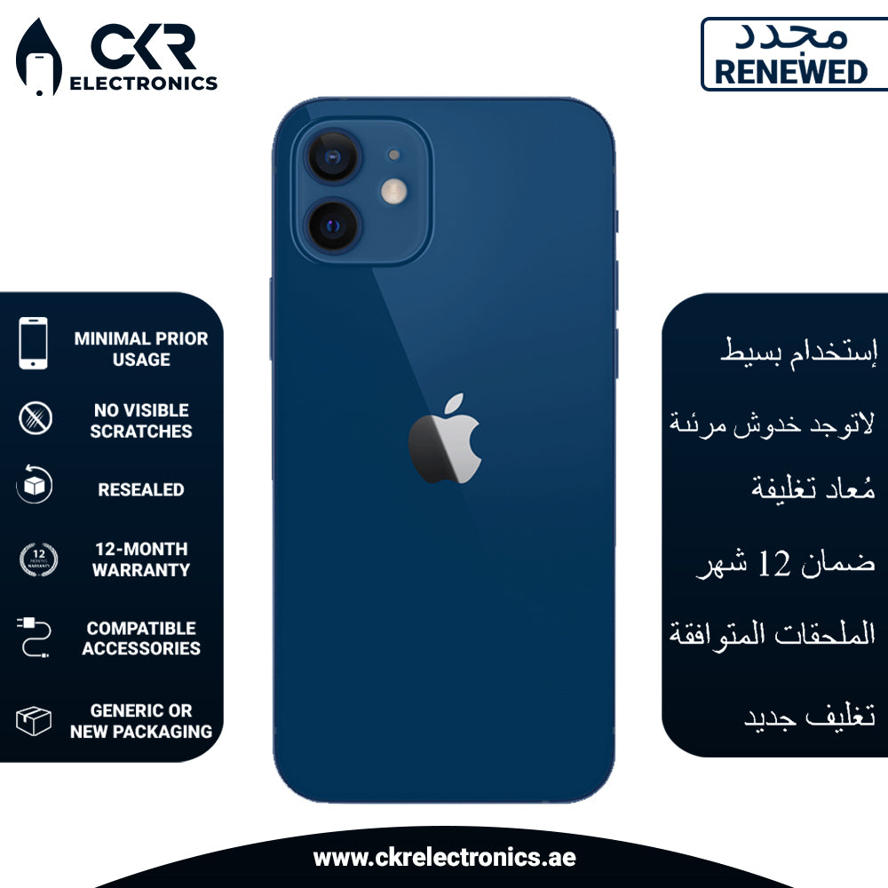 iPhone 12 With Facetime 128GB Blue 5G - International Version