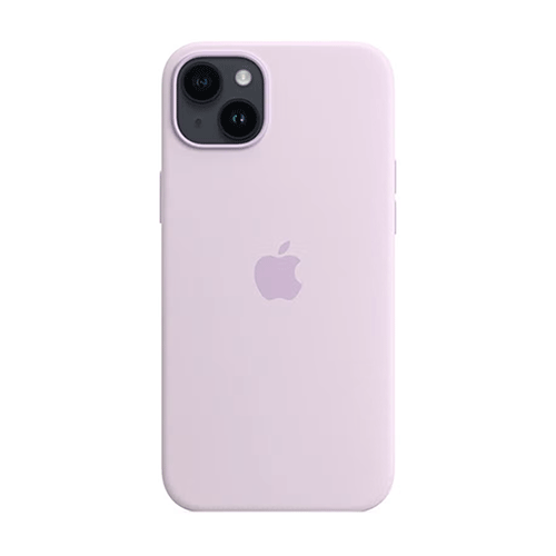 iPhone 14 Plus Silicone Case with MagSafe Lilac