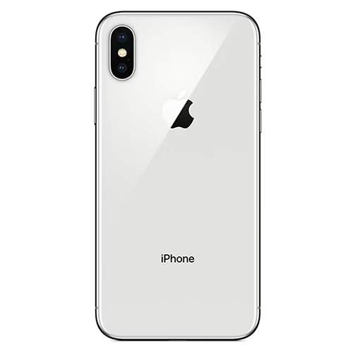 Renewed - iPhone X With FaceTime Silver 256GB 4G LTE